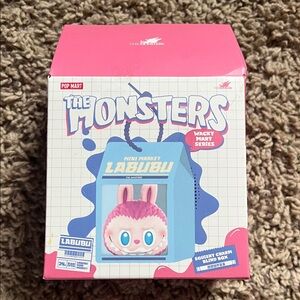 Pop Mart The Monsters Labubu Pink Stuffed Animal